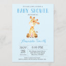 Search for blue giraffe baby shower invitations Cute