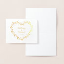Search for heart thank you cards Gold
