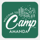 Search for camping party stickers Vintage