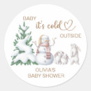 Search for baby its cold outside stickers Girl baby shower
