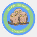 Search for cute cartoon owl stickers Birds