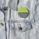Search for green and white pattern badges For her