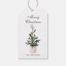 Search for christmas tree gift tags Black and white