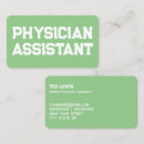 Search for physician assistant business cards Doctor