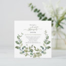 Search for watercolor greenery baby shower invitations Elegant