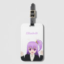 Search for japanese anime luggage tags For her