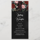 Search for black red wedding programs Gold