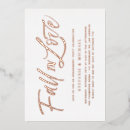 Search for rose engagement party invitations Autumn