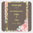 Search for blush floral wedding stickers Botanical garden