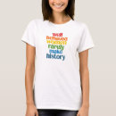Search for well behaved rarely make history tshirts Empowerment