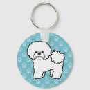 Search for bichon frise key rings Animal