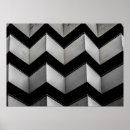 Search for white zig zag posters Black