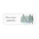 Search for wild animal return address labels Woodland