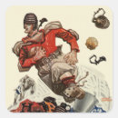 Search for vintage football stickers Quarterback