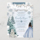 Search for winter sweet 16 invitations Snowflakes