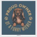 Search for long haired dachshund stickers Dog
