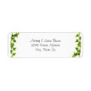 Search for ivy return address labels Green
