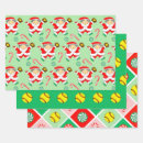Search for softball christmas wrapping paper Sports