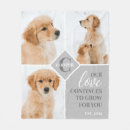 Search for dog blankets Memorials keepsake