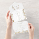 Search for gilded wedding invitations Floral