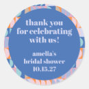 Search for purple and blue stickers Bridal shower