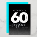 Search for 60th save the dates Glitter