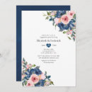 Search for navy blue blush engagement party invitations Modern