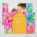 Search for tropical floral save the dates Elegant