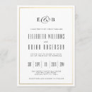 Search for plain white wedding invitations Modern