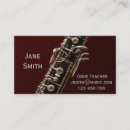 Search for woodwind business cards Music teacher