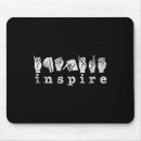 Search for american sign language mousepads Awareness