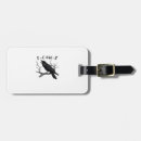 Search for funny puns luggage tags F caw f