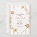Search for floral stripes invitations Vintage