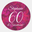 Search for sensational stickers 60th birthday