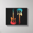 Search for electric guitar canvas prints Band