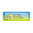 Search for amphibian return address labels Green