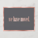 Search for faux rose gold foil postcards Typography