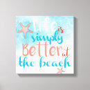 Search for beach quotes canvas prints Typography