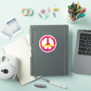 Search for pink peace sign stickers Cute