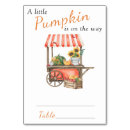 Search for pumpkins table cards Watercolor