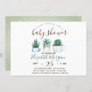 Search for watercolor cactus baby shower invitations Cacti