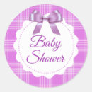 Search for purple bow stickers Plaid