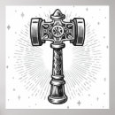 Search for thor hammer posters God