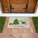 Search for corgi christmas doormats Dog