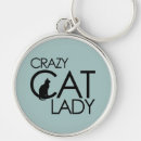 Search for crazy cat lady key rings Kitty