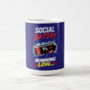Search for low battery mugs Social anxiety