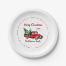 Search for christmas trucks paper plates Truck christmas tree