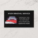 Search for snow shoveling business cards Ploughing