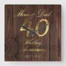 Search for 40th anniversary clocks Typography