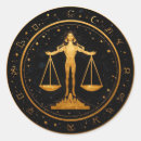Search for gold libra stickers Zodiac